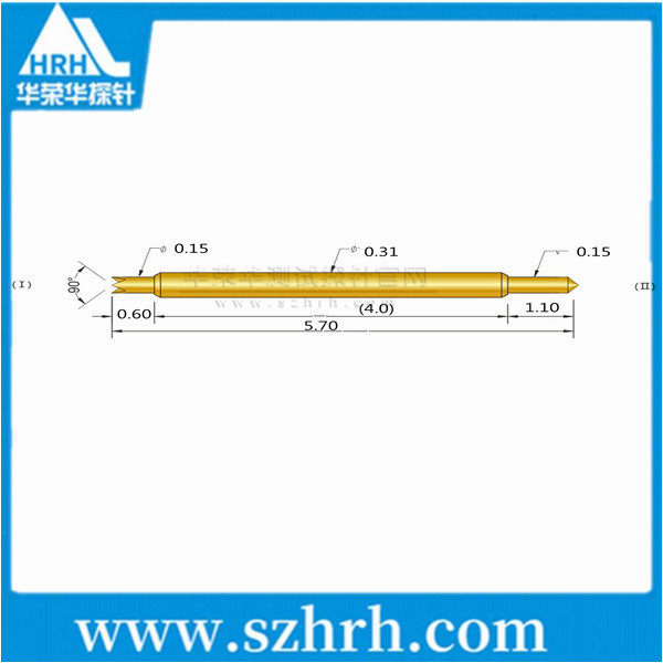 031-UB-5.7L，華榮華測(cè)試探針廠家