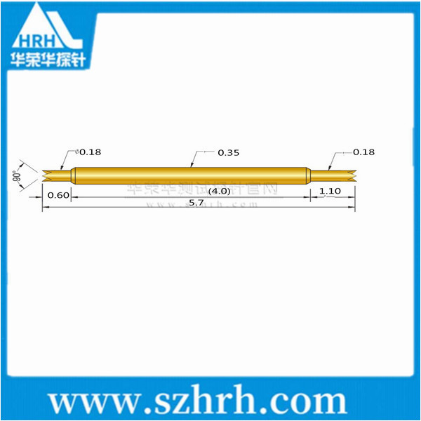 035-UU-5.7L，華榮華雙頭測(cè)試探針廠家